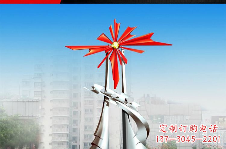 泰州令人叹为观止的牡丹景观雕塑