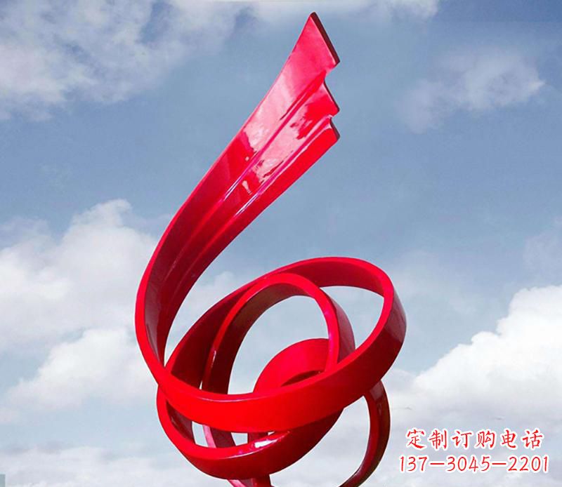 泰州中领雕塑为您定制翅膀抽象雕塑