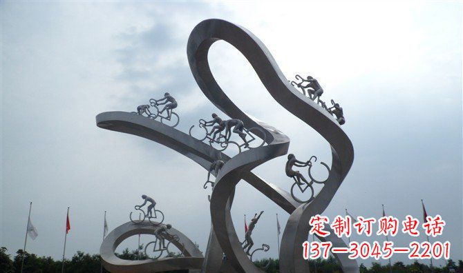 泰州让你个性十足的自行车雕塑