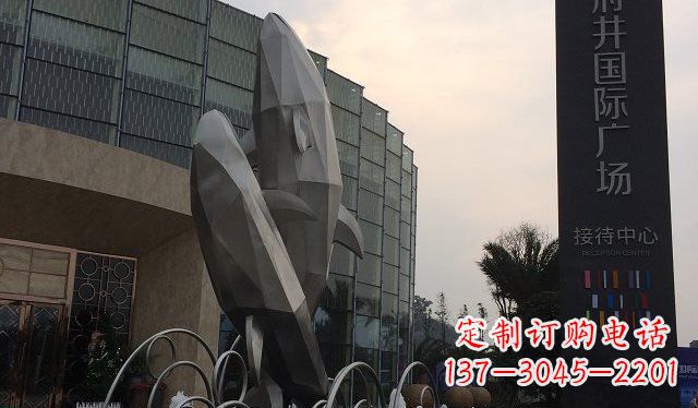泰州品质超凡的不锈钢海豚雕塑