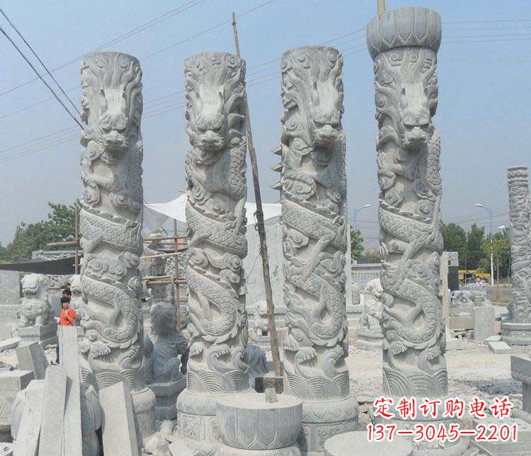 泰州中领雕塑龙柱雕塑,历久弥新