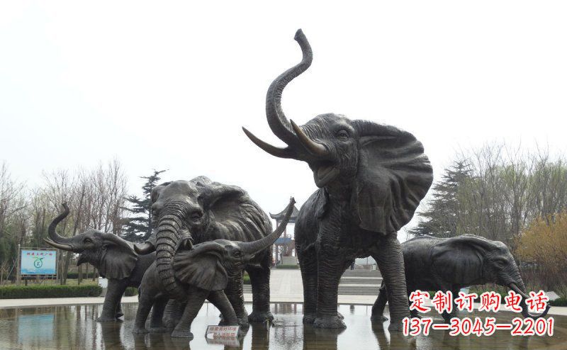 泰州大象玻璃钢雕塑,艺术定制精品