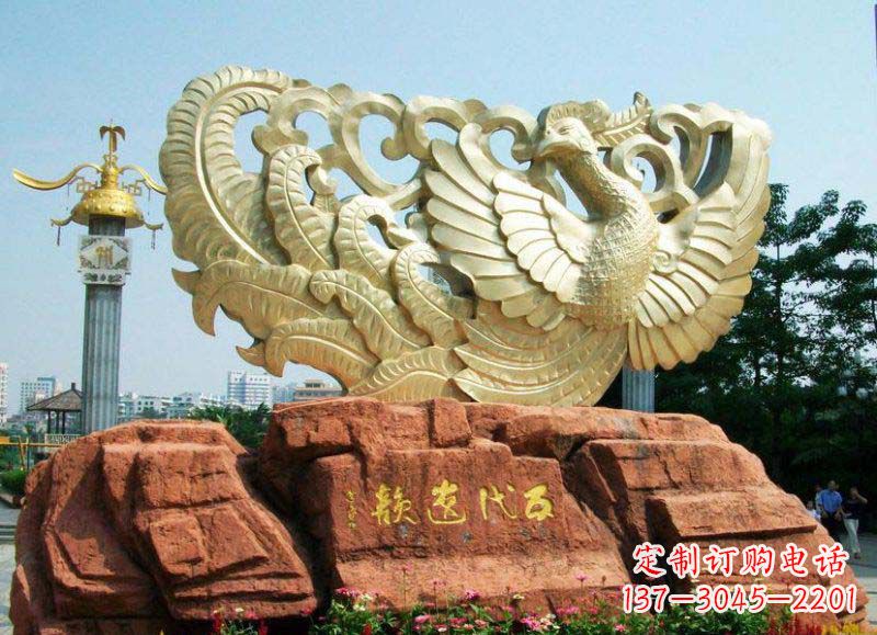 泰州中领雕塑凤凰雕塑,精美绝伦