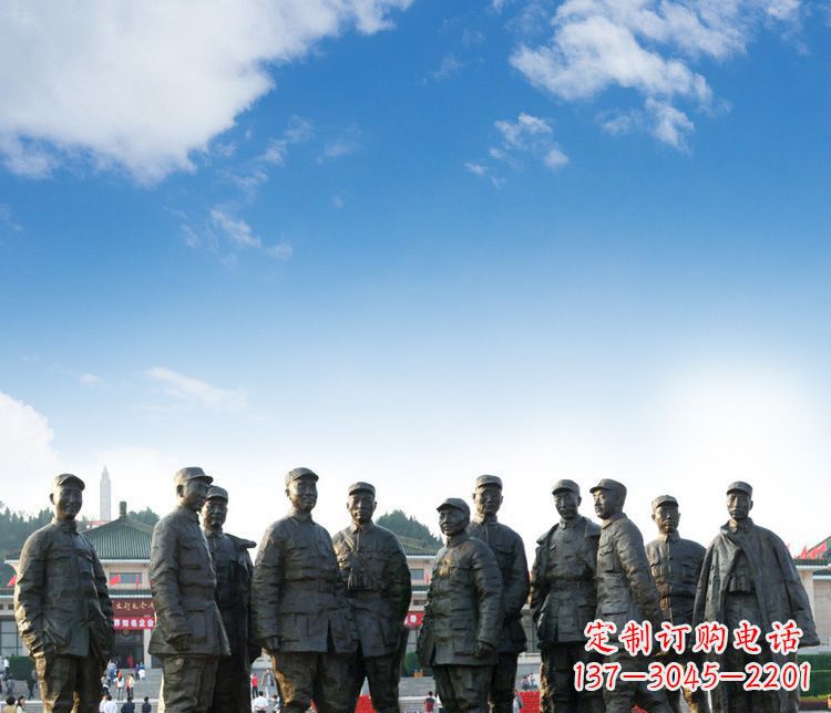 泰州传承红军英雄,让时光永流传的红军人物石雕