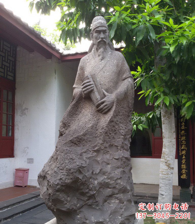 泰州领先时代的名人铜雕