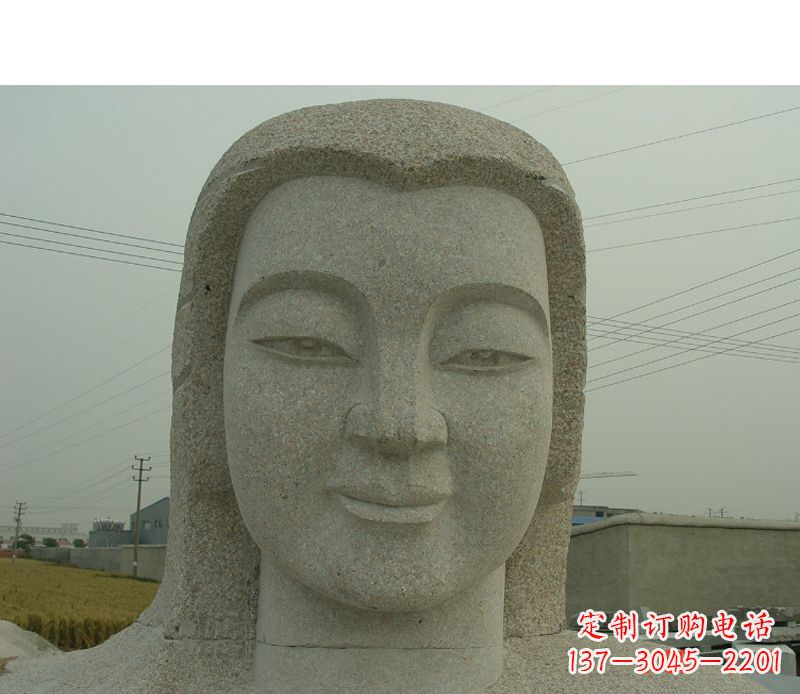 泰州广场黄河母亲石雕