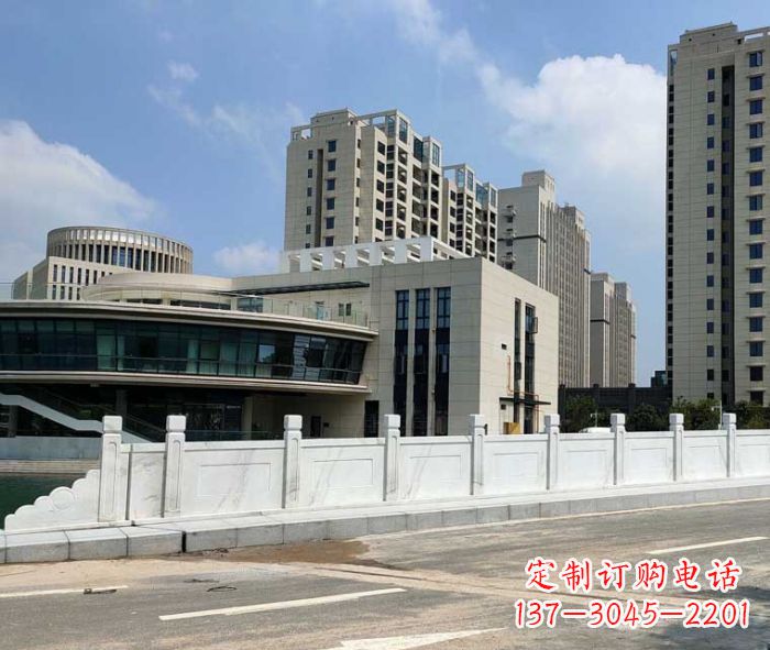 泰州享受精美的广场景观大理石栏板雕塑