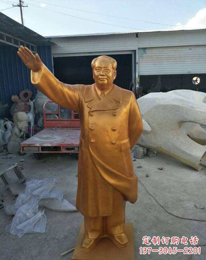 泰州毛主席铜雕——定制精美大型雕塑