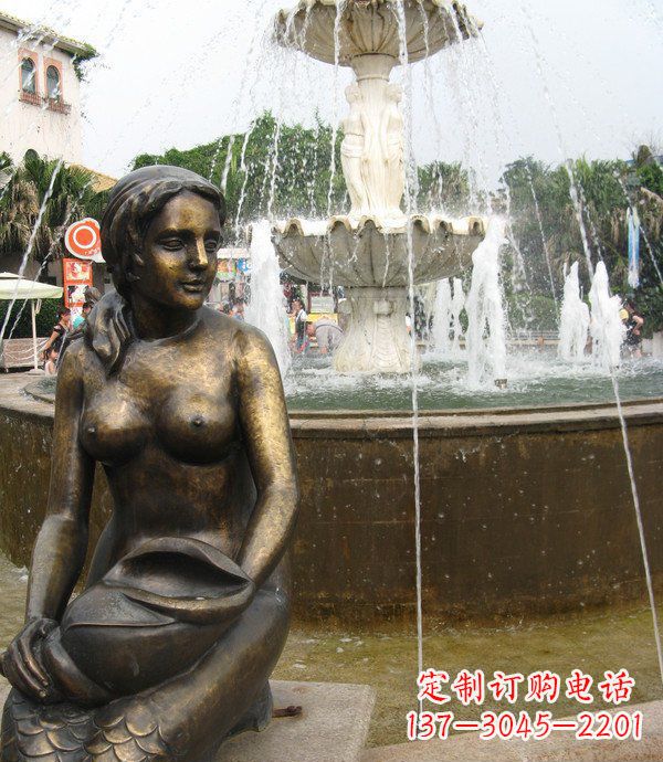 泰州海螺景观铜雕展现经典之美