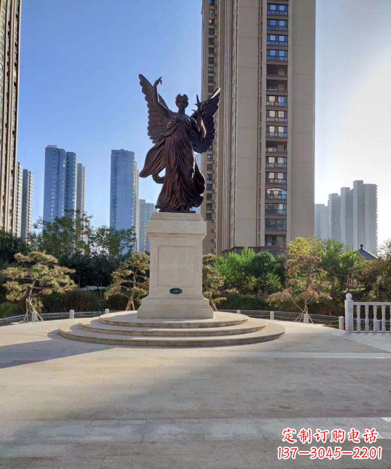 泰州中领雕塑:精致的女神铜雕