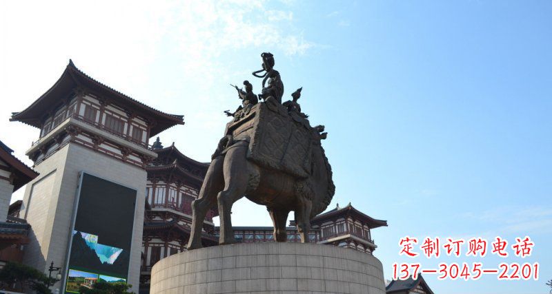 泰州古典经典,丝绸柔情骆驼雕塑