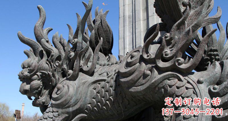 泰州广场麒麟古代神兽铜雕
