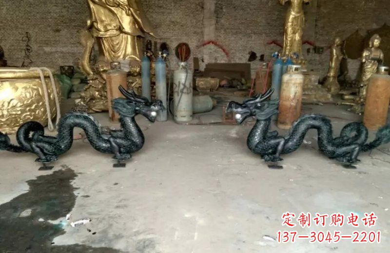 泰州中领雕塑精美定制双龙戏珠雕塑