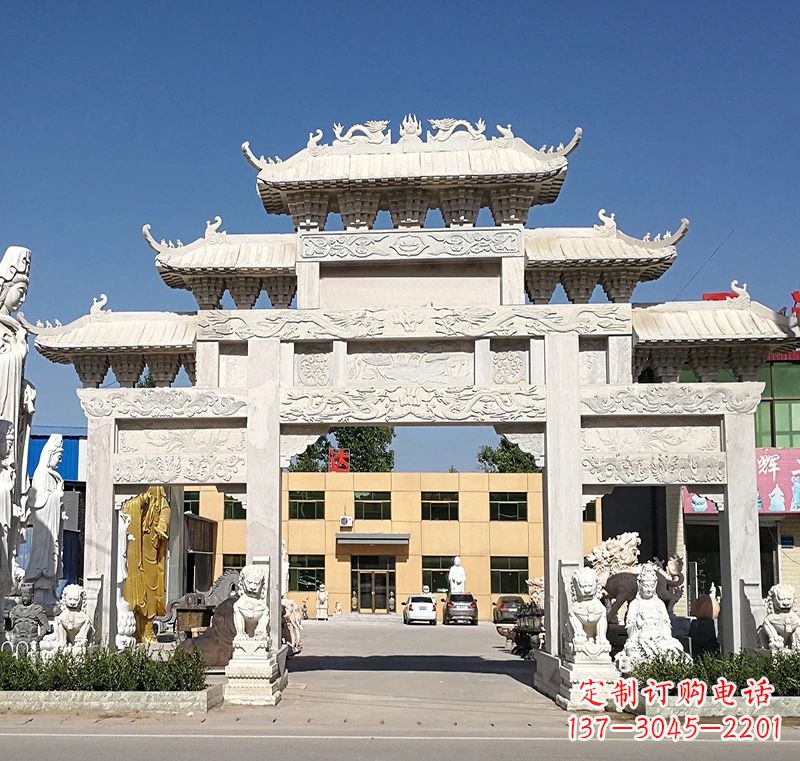 泰州广场石雕牌坊：品质卓越的牌坊雕塑