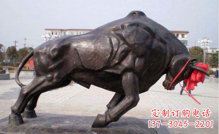 泰州广场拓荒牛铜牛铜雕