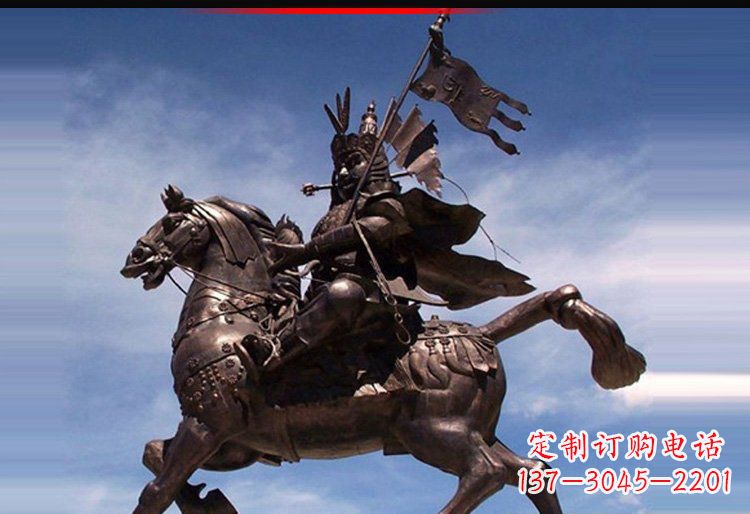 泰州风靡全国的将军人物铜雕塑