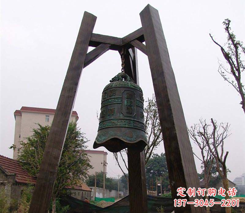 泰州大型铜钟雕塑——倍受关注的雕塑定制品