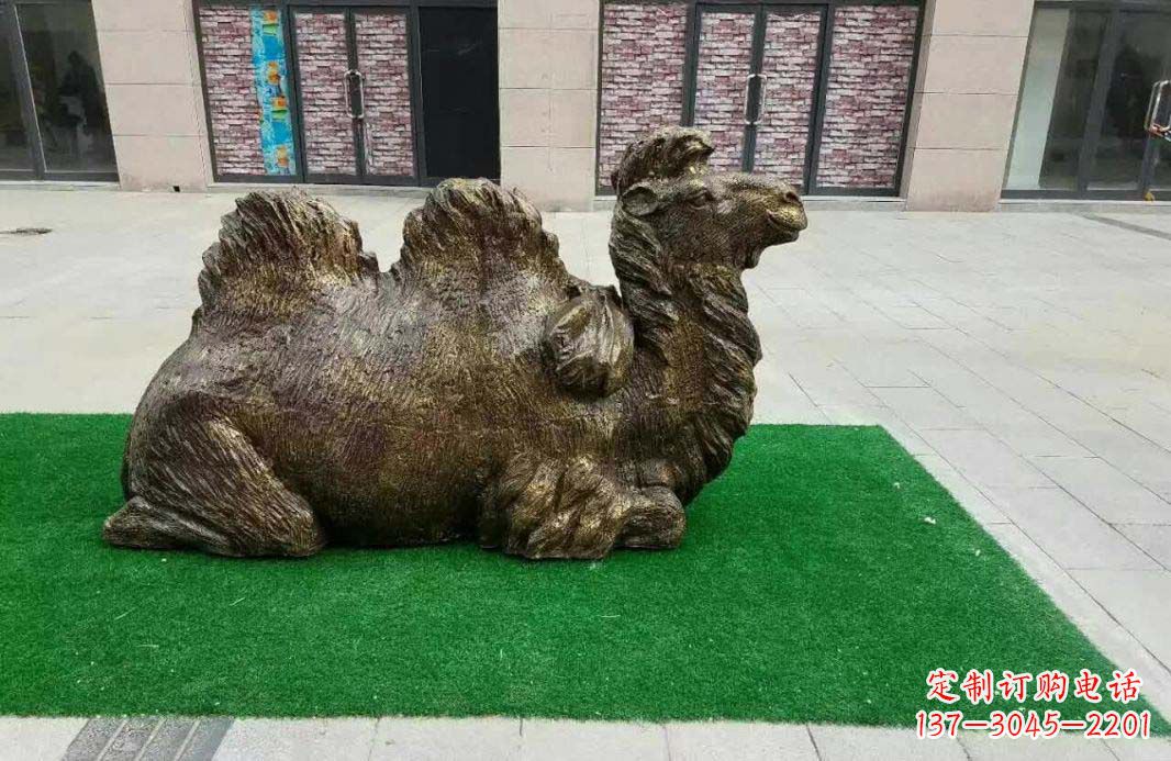 泰州完美艺术──骆驼跪姿铜雕