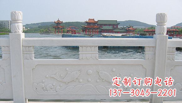 泰州海边汉白玉栏板雕塑