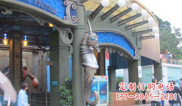泰州海马铜雕,一流的马雕塑制作