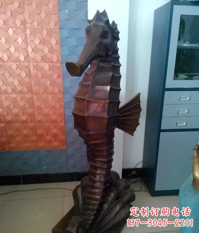 泰州海马铸铜动物雕塑,品质保证