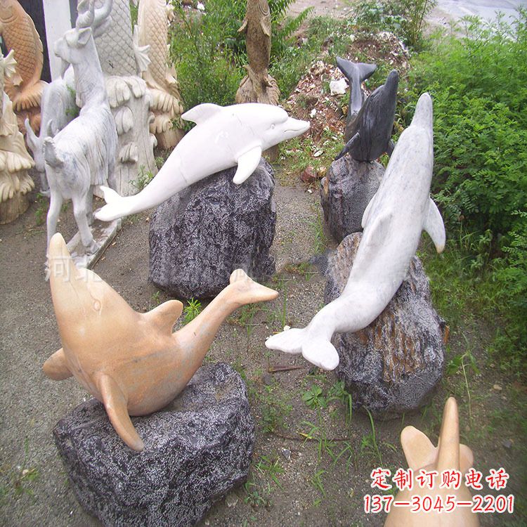 泰州海豚石雕塑