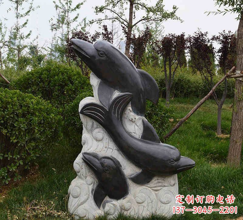 泰州海豚石浮雕