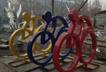 泰州中领雕塑推出的自行车雕塑是一件别具一格的…