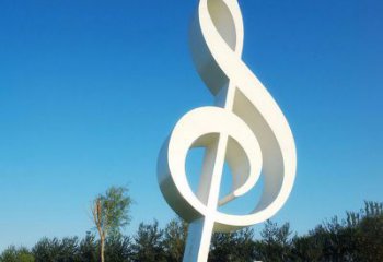 泰州不锈钢音符雕塑，把音乐之美立起来