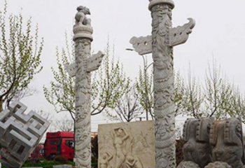 泰州盘龙柱石雕华丽装点美丽家园