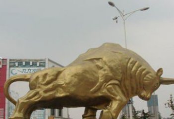 泰州拓荒牛铜雕塑-充满历史气息的精美雕塑