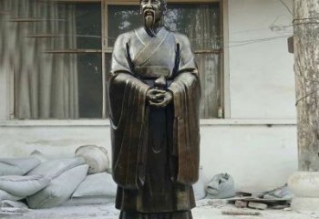 泰州扁鹊人物铜雕塑，高雅栩栩如生