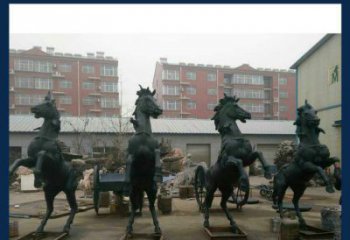 泰州中领雕塑推出的优雅动物铜雕飞马，以其出色…