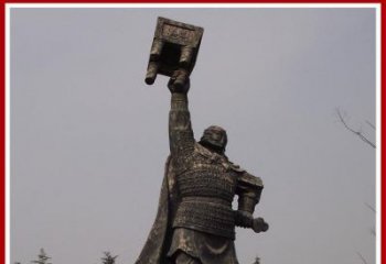 泰州铜雕威武将军雕塑，雕刻极致端庄风采