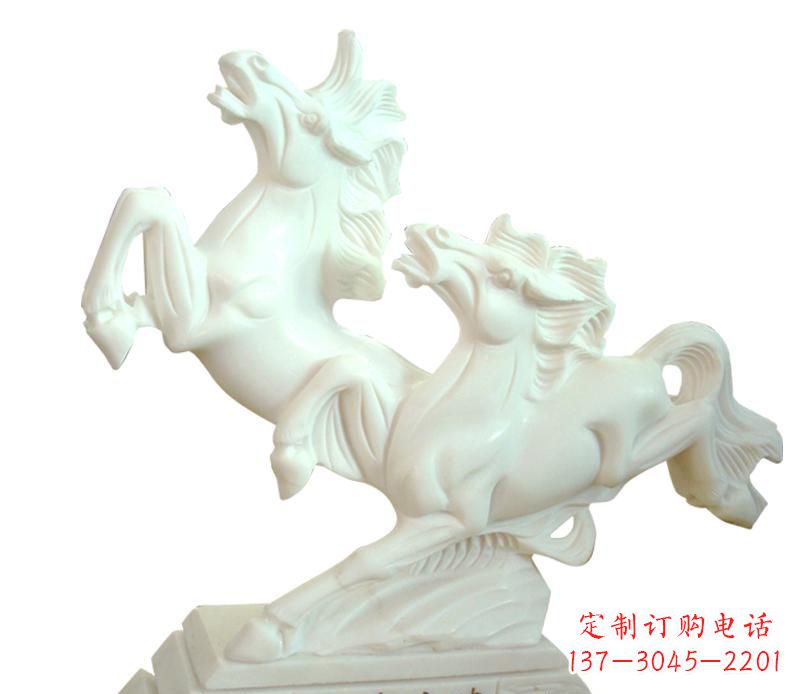 泰州汉白玉动物飞马雕塑