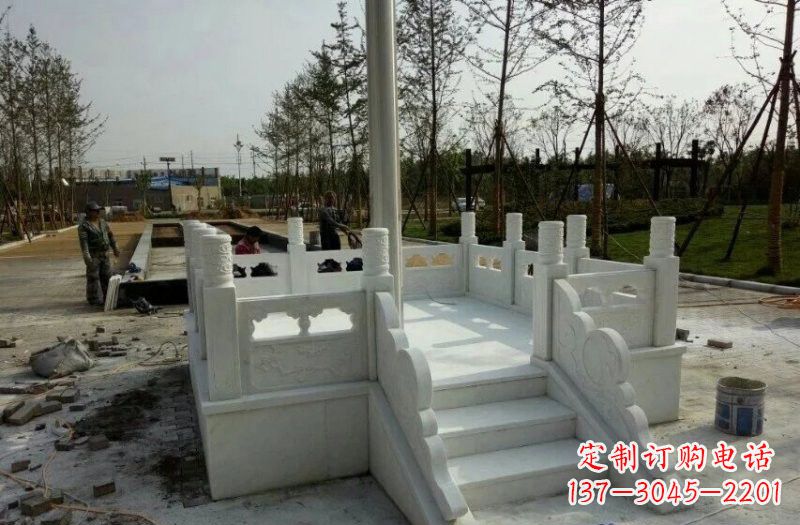 泰州汉白玉国旗台石雕