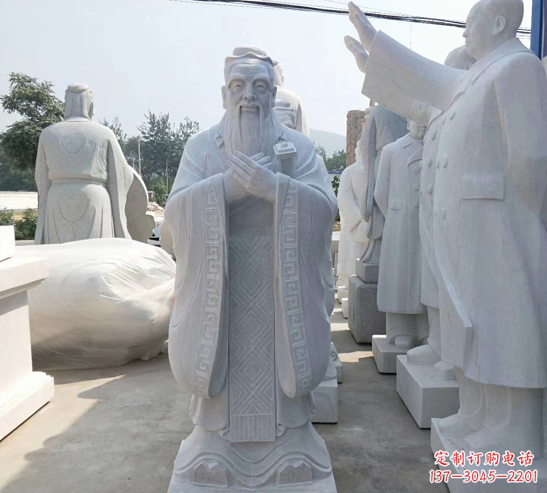 泰州中领雕塑——校园孔子雕塑