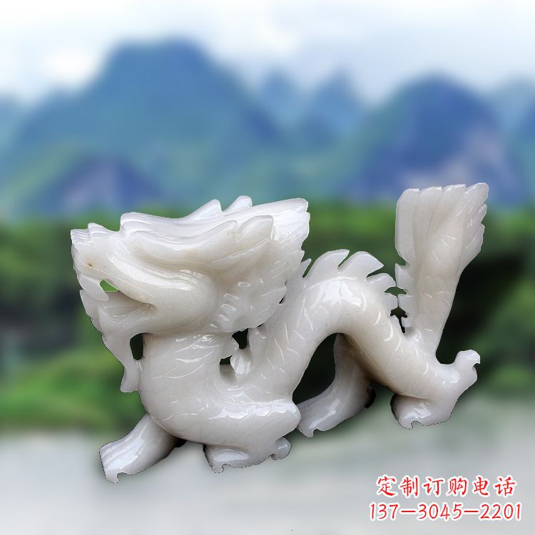 泰州汉白玉龙雕塑饱含着中国传统文化的气息,是…
