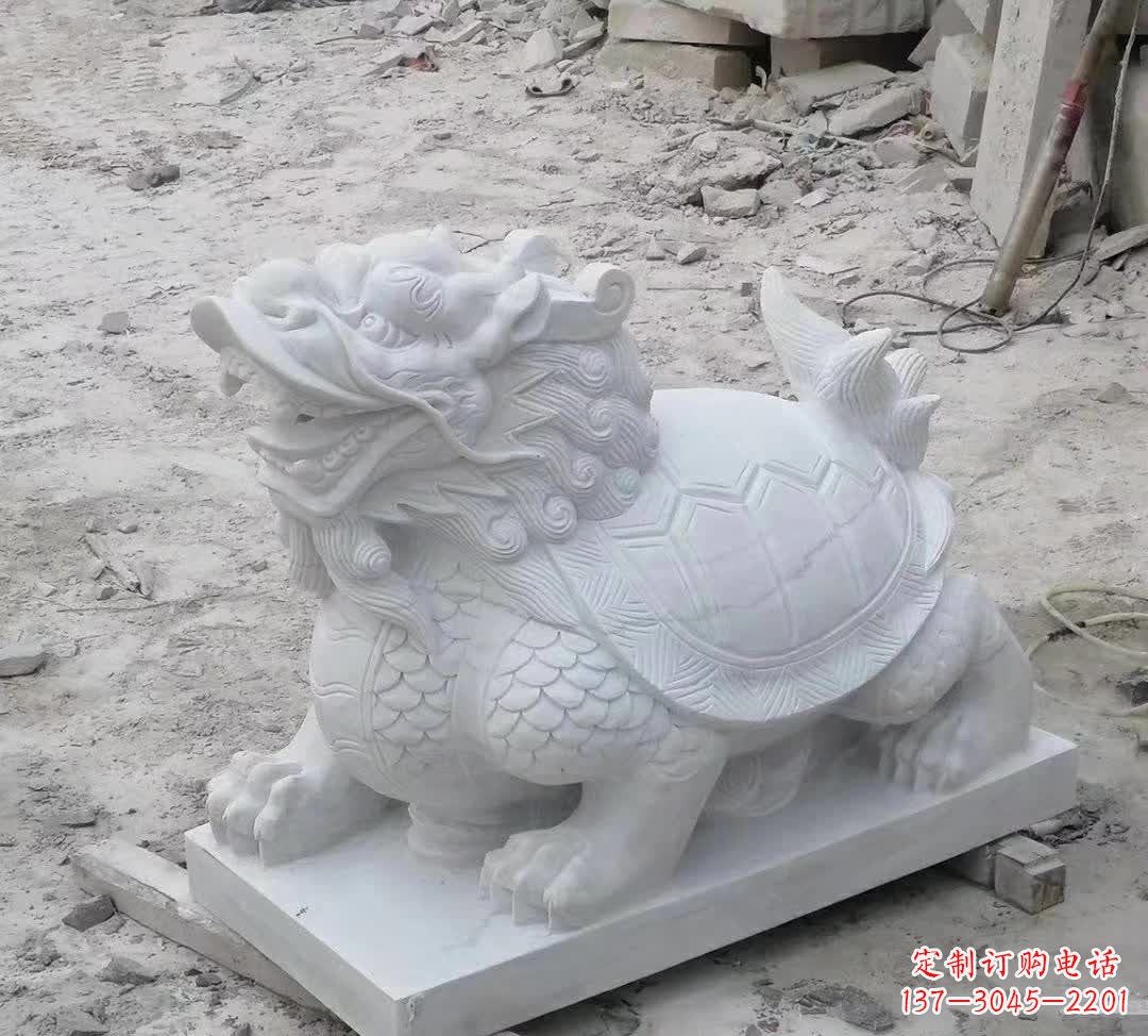 泰州汉白玉精美动物雕塑
