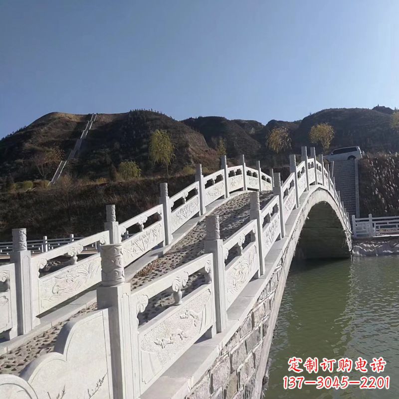 泰州汉白玉路桥石栏杆雕塑