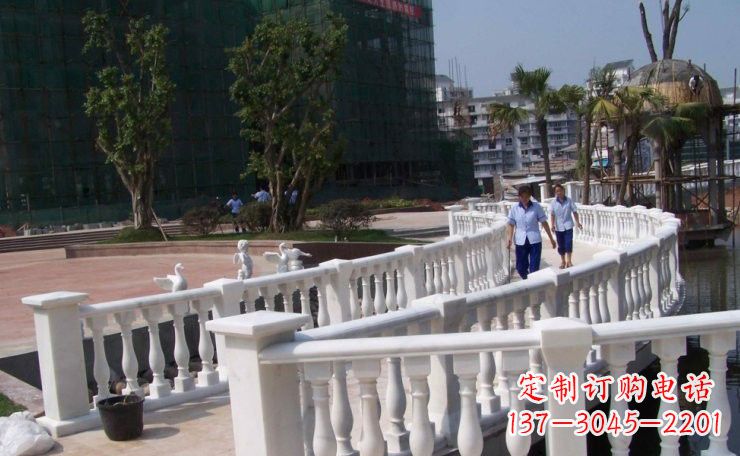 泰州汉白玉欧式栏杆雕塑