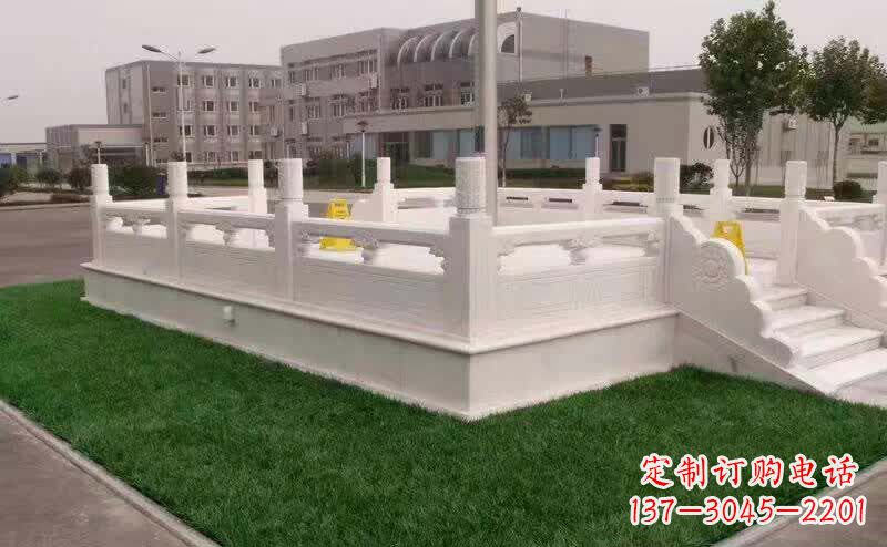 泰州完美艺术——汉白玉升旗台雕塑