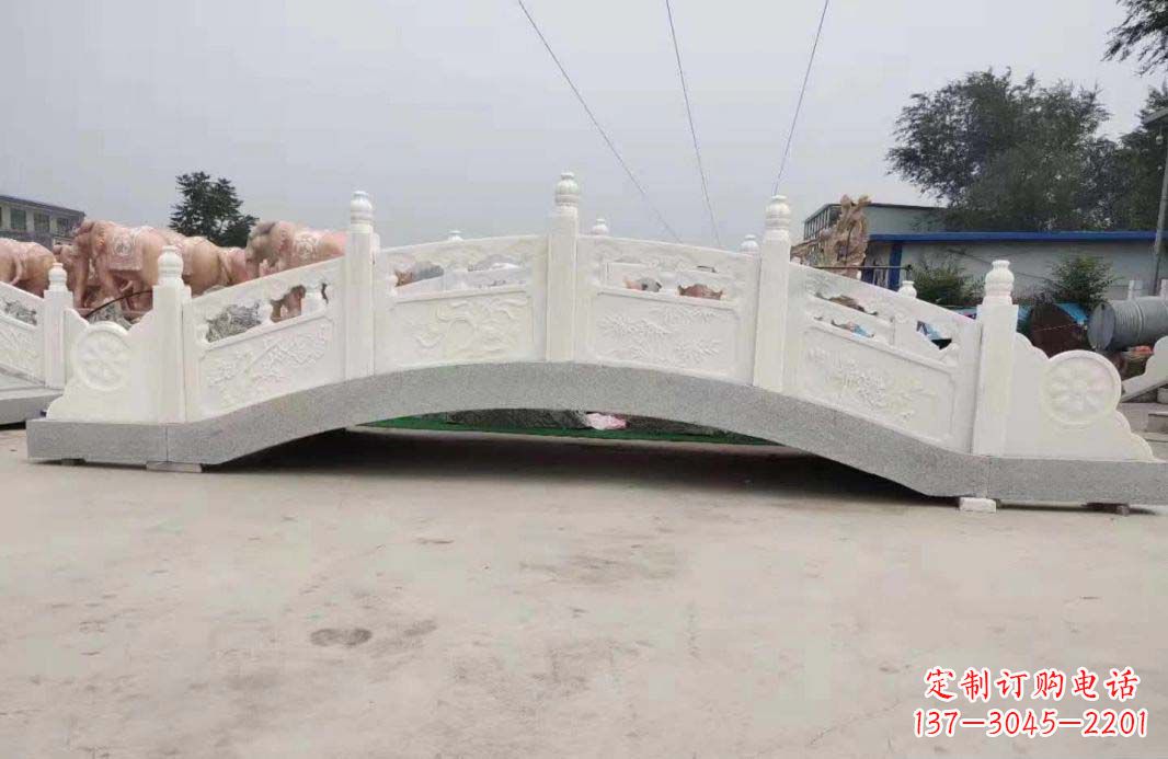 泰州汉白玉石桥雕刻,高雅与和谐的完美结合