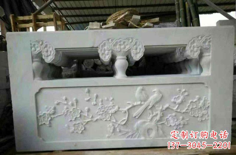 泰州精美汉白玉浮雕栏板雕塑