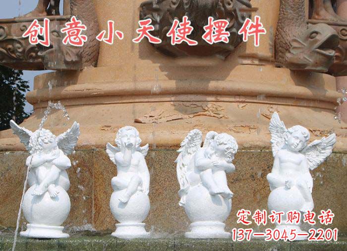 泰州中领雕塑:汉白玉小天使雕塑