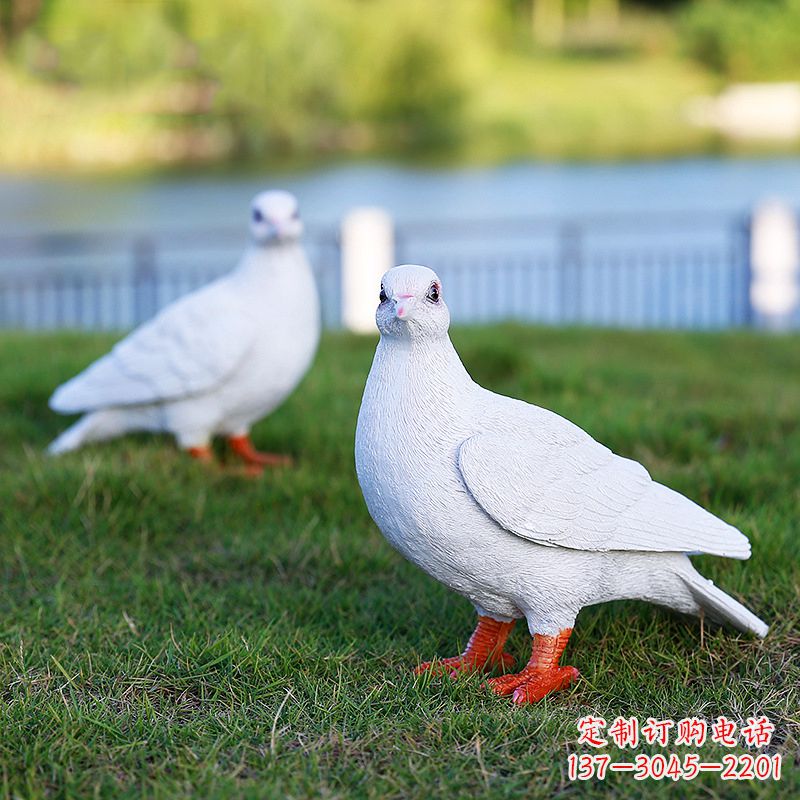 泰州新型和平鸽雕塑，让爱与和平传递
