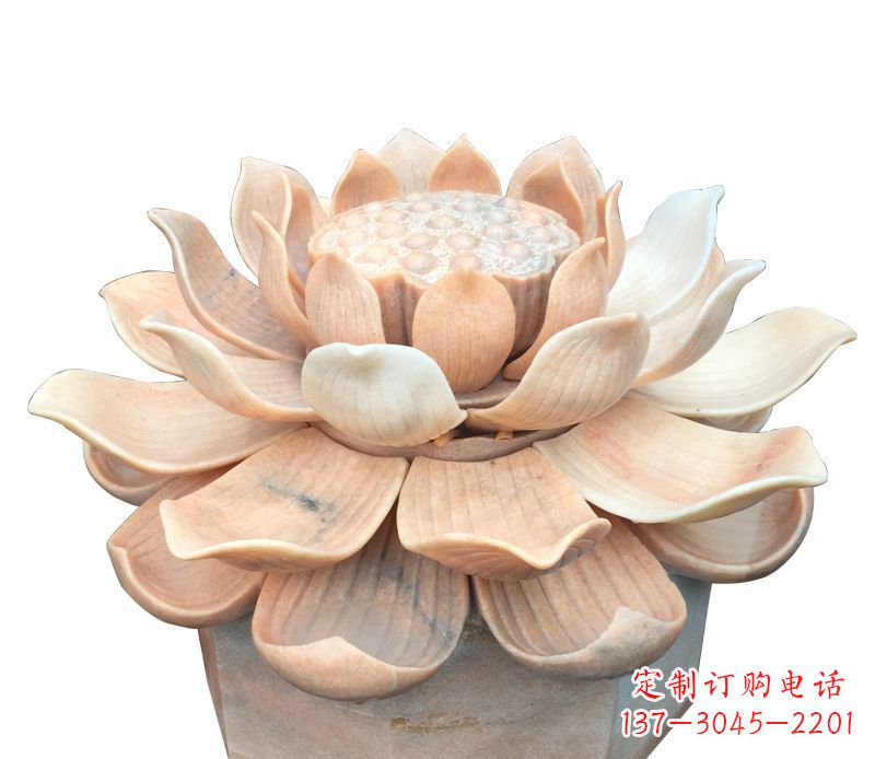 泰州荷花石雕