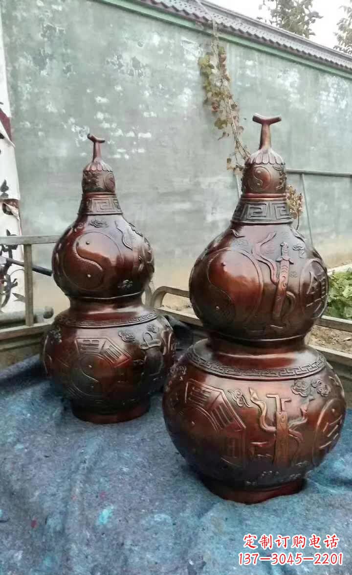 泰州葫芦雕塑,精致艺术佳作
