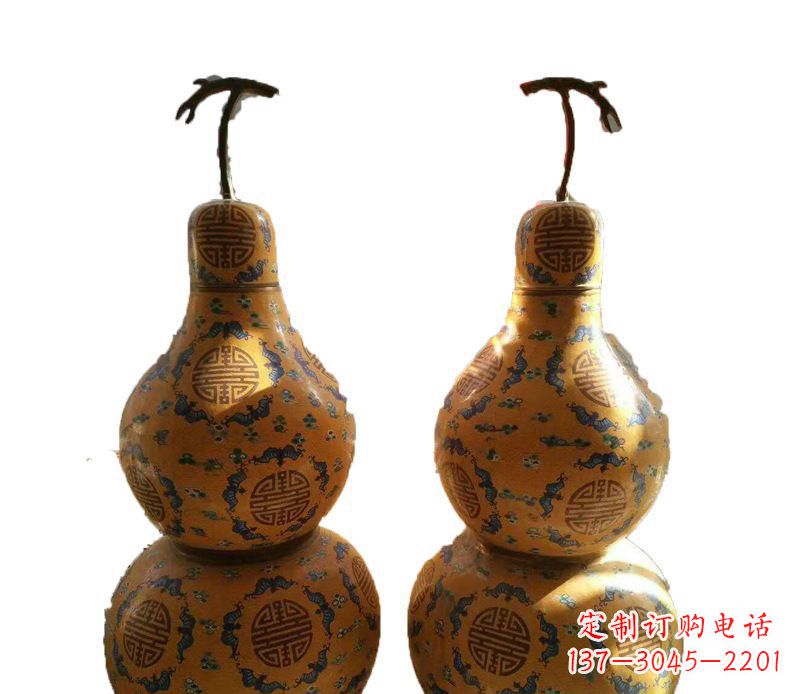 泰州传统文化精美葫芦铜雕