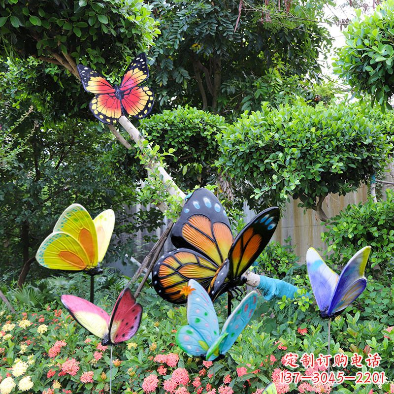 泰州蝴蝶玻璃钢仿真雕塑
